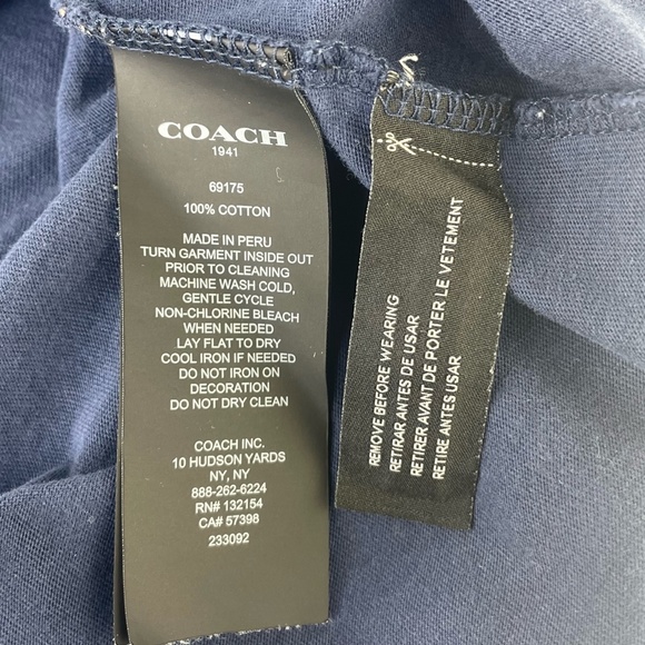 Coach Rexy Tape T - Size XL - Picture 7 of 11